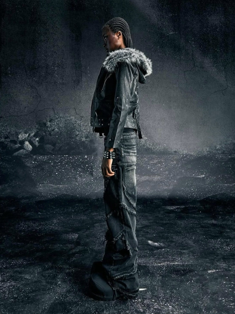 【Cozy world Wide】KNIGHT CLUB LEATHER JACKET