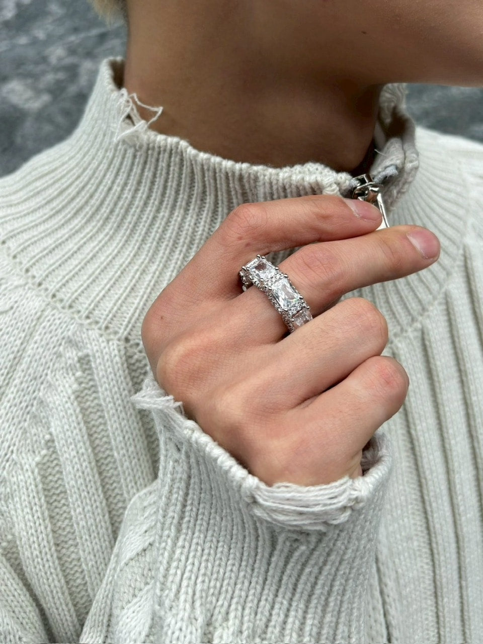 受注制【nmtc +】zirconia ring (2color)