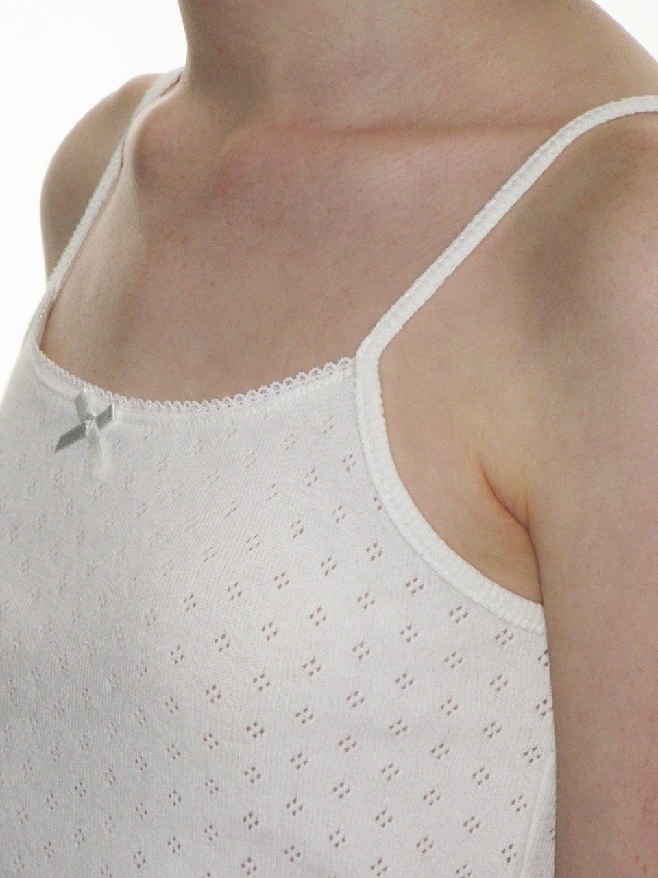 【CRANK】LACE EYELET SLEEVELESS