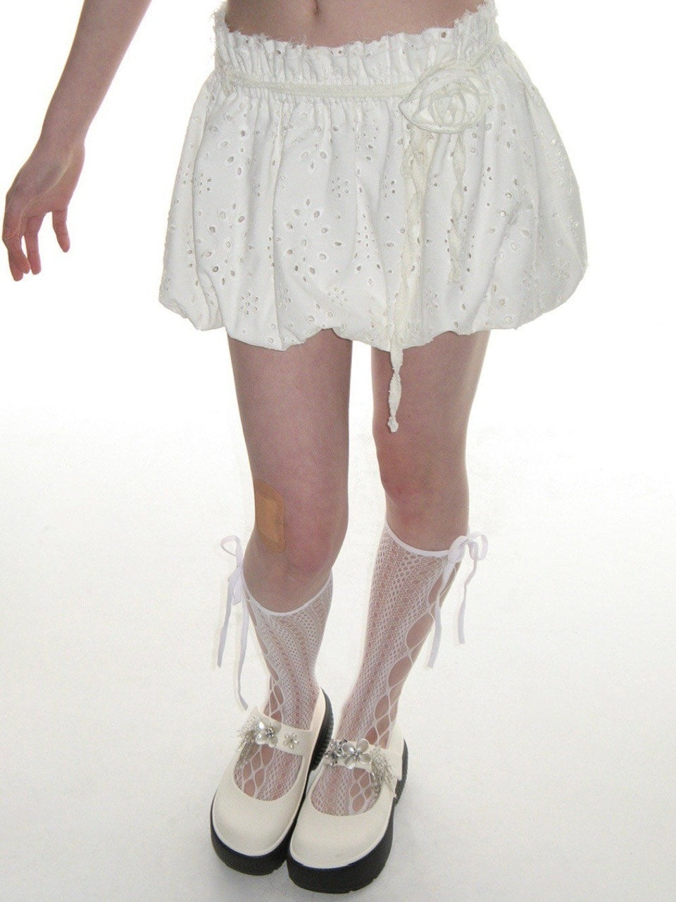 【CRANK】ROSE PUNCHING BALLOON SKIRT