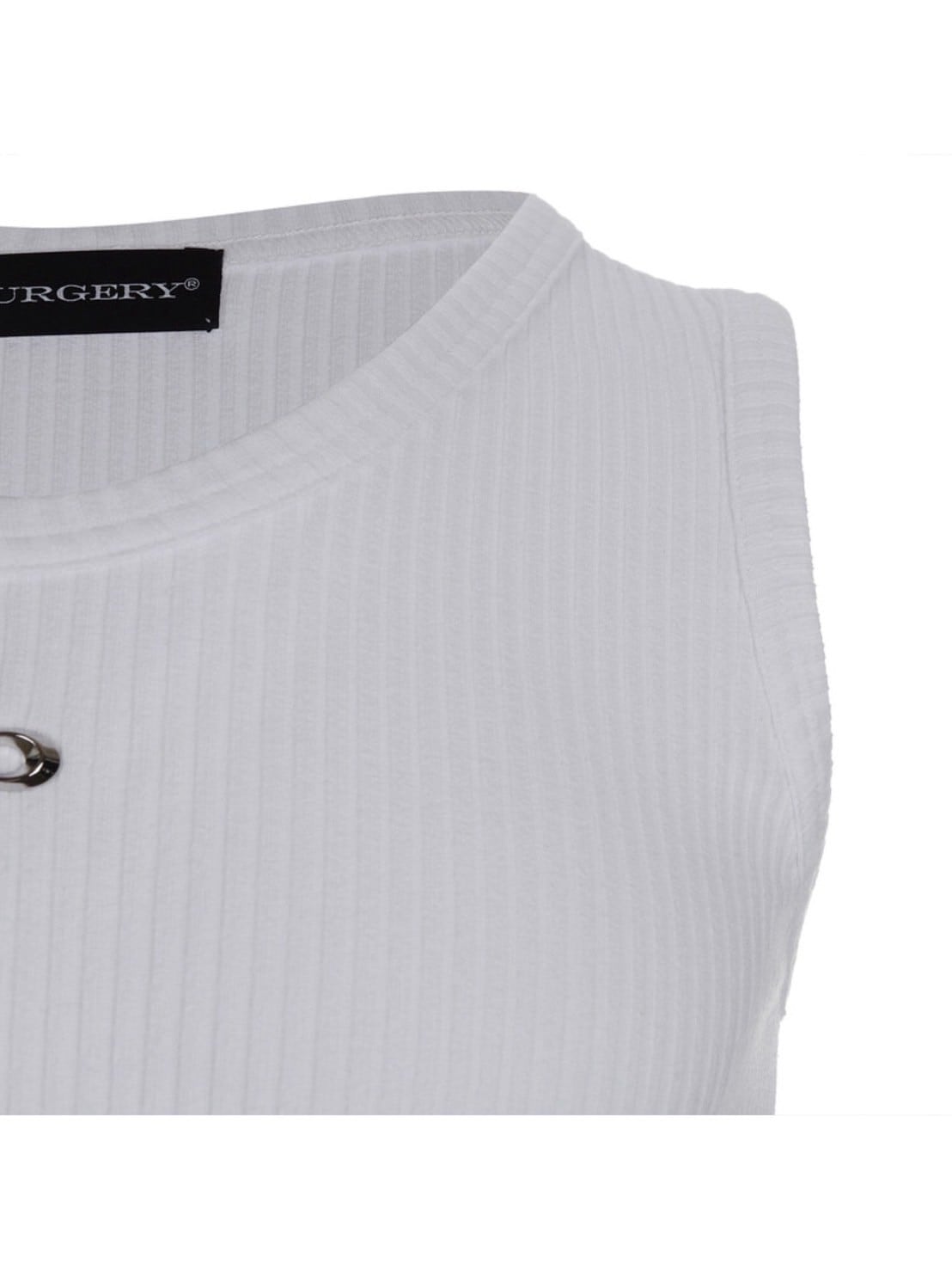 【SURGERY】metal clover logo sleeveless / 【サージェリー】メタルクローバーノースリーブトップス