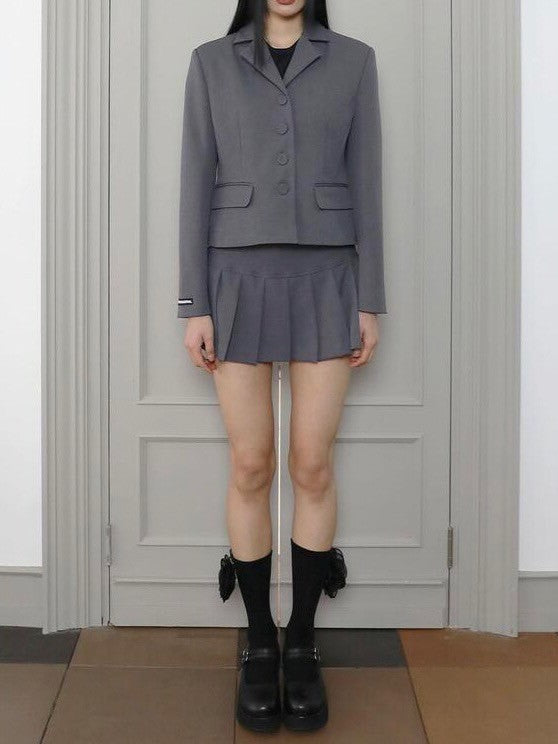 【Uglyshadow】COLLAR FIT JACKET