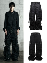 【Rosen Kreuz】CURVE FIT LONG CARGO PANTS