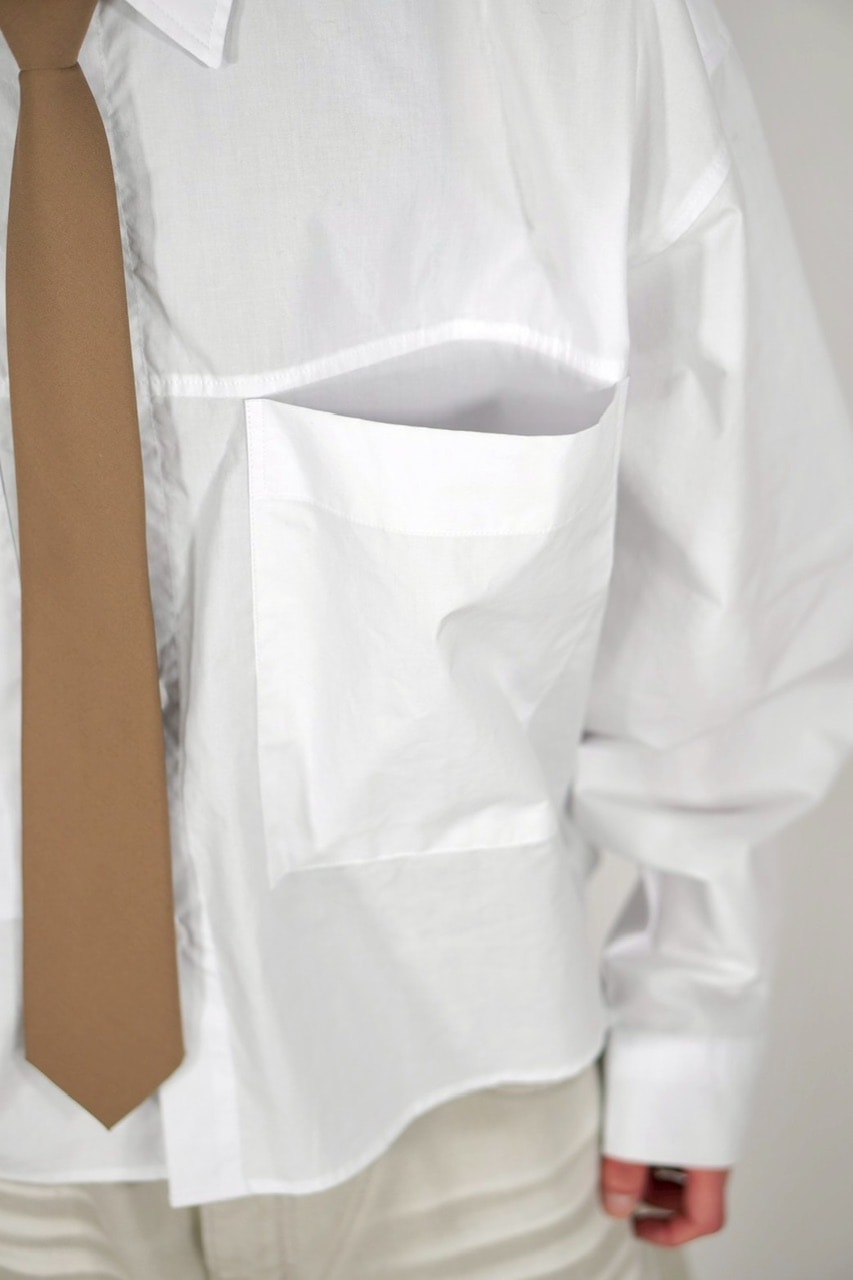 Chikashitsu +】cotton cropped shirt (2color) – PRESSING WEB SHOP
