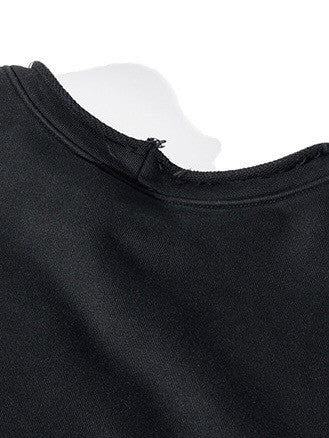 【Cord】Round Cut Vent Crew-neck