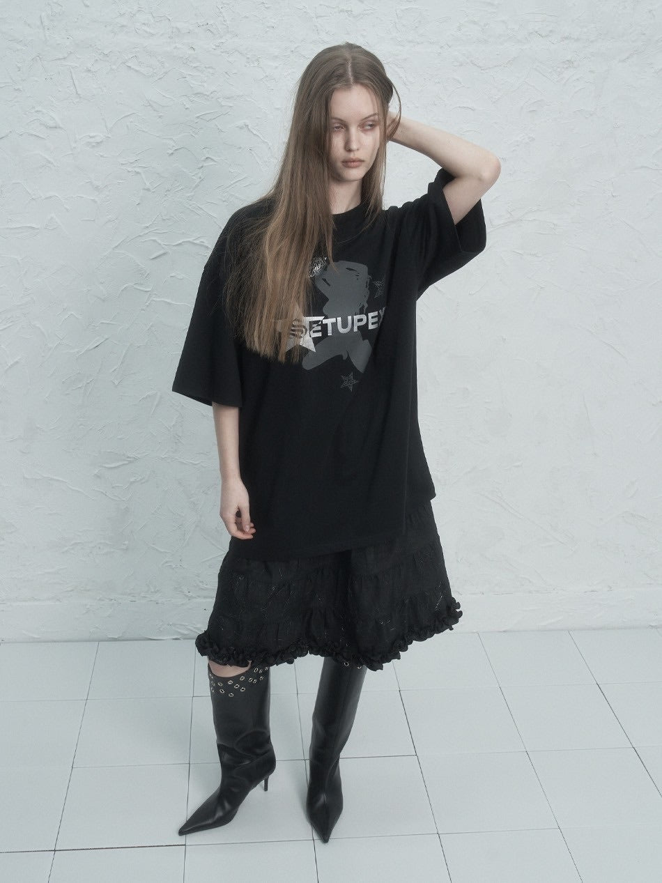 【SETUP‐EXE】FRILL CANCAN SKIRT