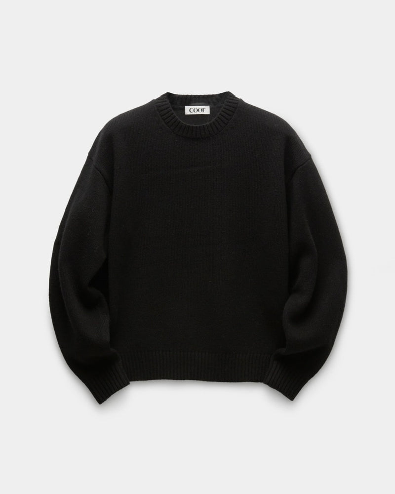 【COOR】WOOL CROPPDO CREWNECK SWEATER
