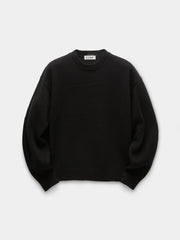 【COOR】WOOL CROPPDO CREWNECK SWEATER