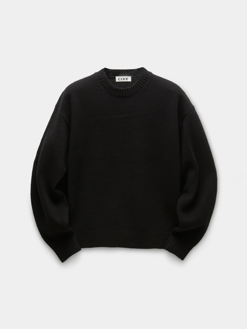 【COOR】WOOL CROPPDO CREWNECK SWEATER