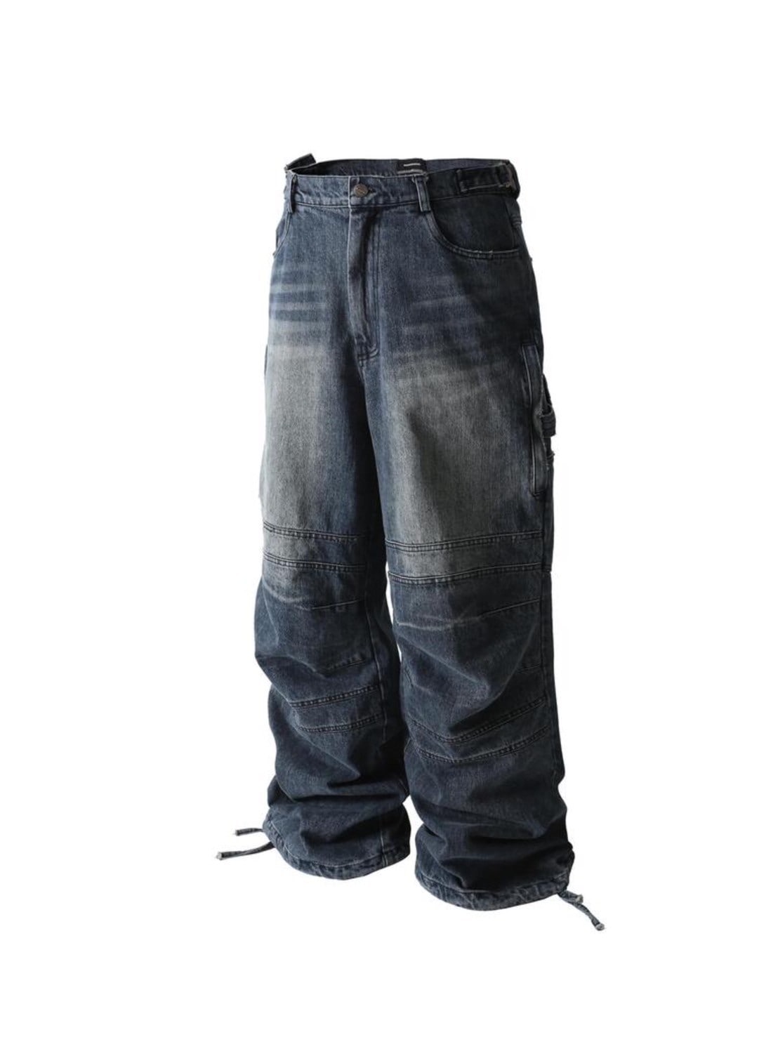 【roaringrad】WASHED DENIM CARPENTER PANTS