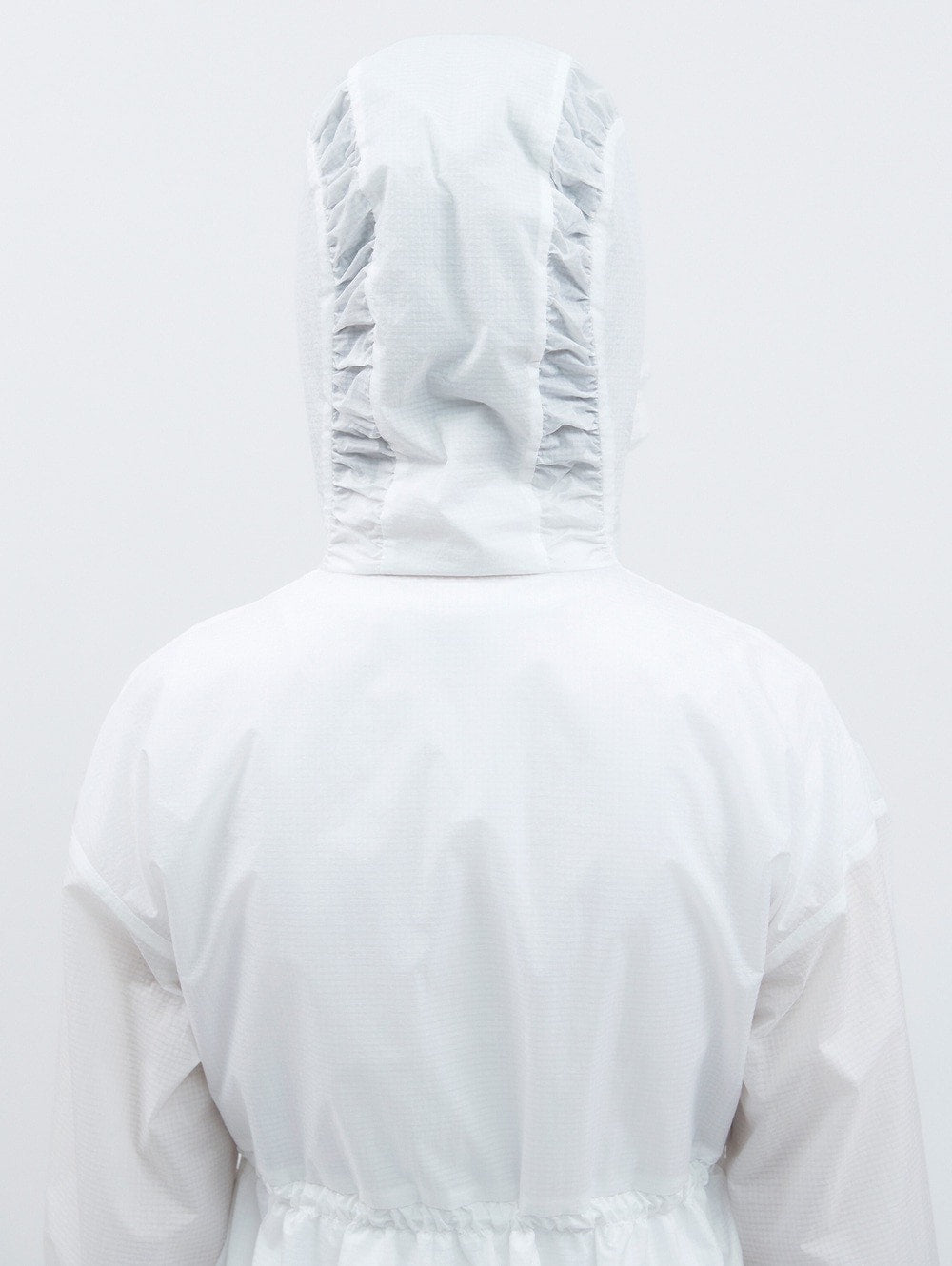 【TUOMIO】FRILL LAYERED HOOD JACKET
