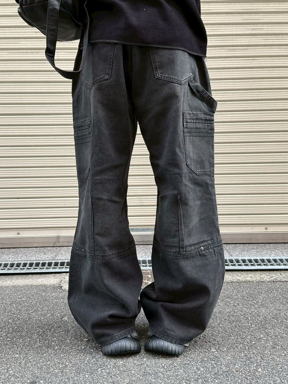 大阪店WEB限定受注制【Chikashitsu +】straight fit carpenter denim pants