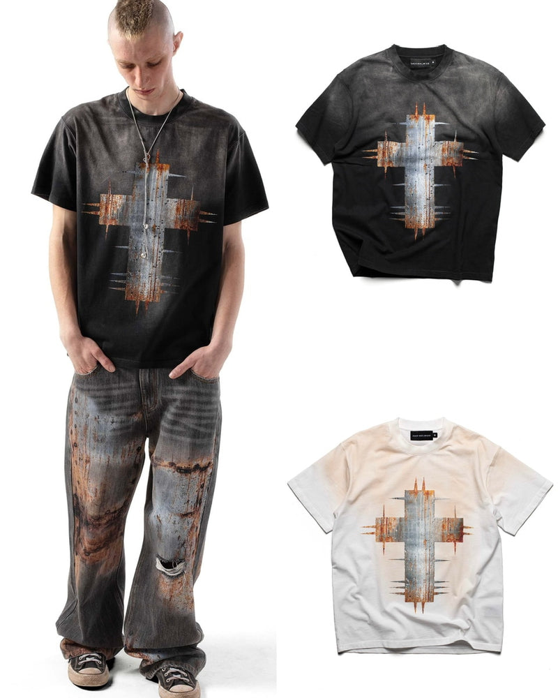 【RACER WORLDWIDE】Rust Cross T-Shirt