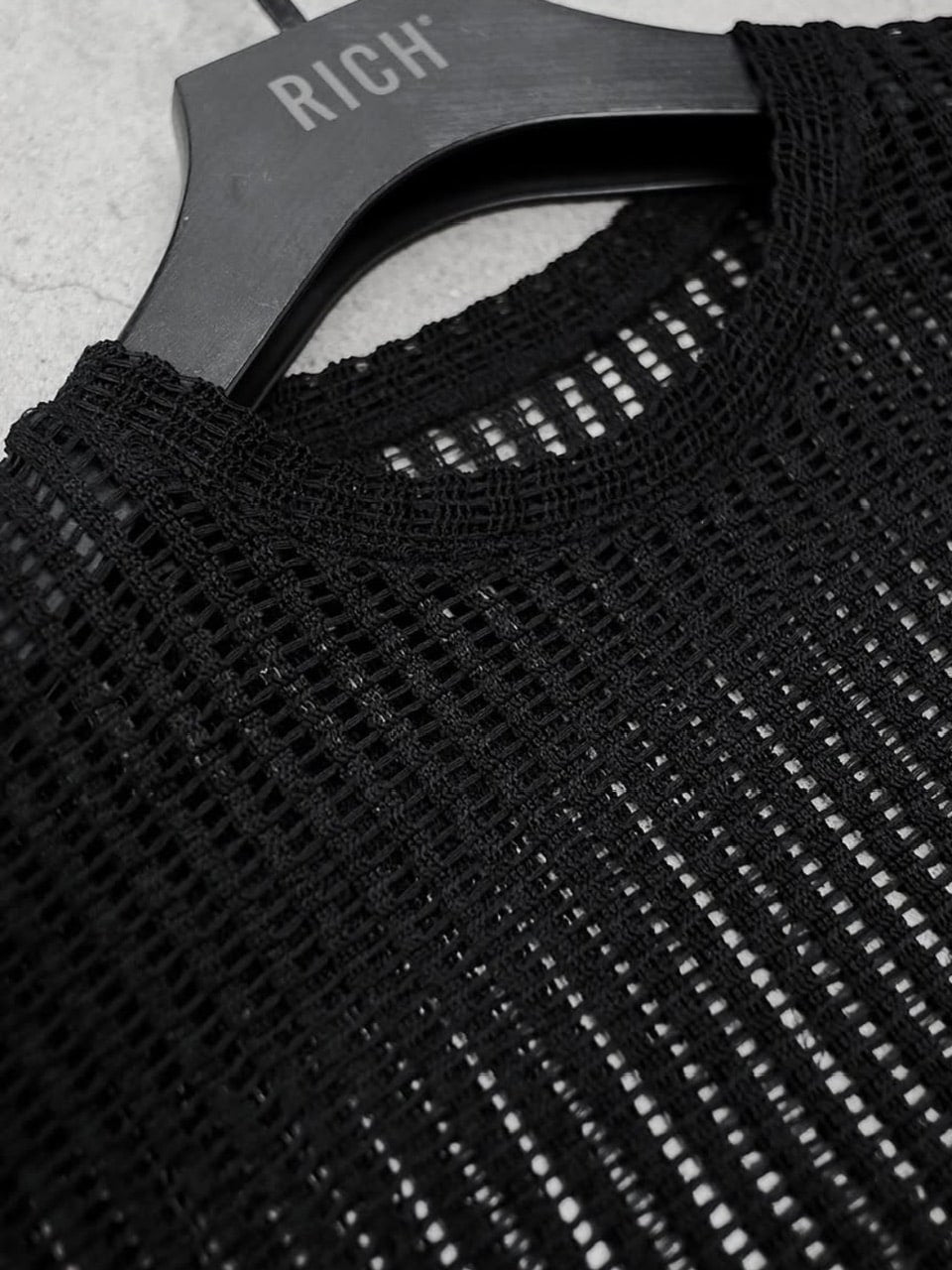 1/2 20:00再販【RICH】Mesh Hoodie / 【リッチ】メッシュフードトップス