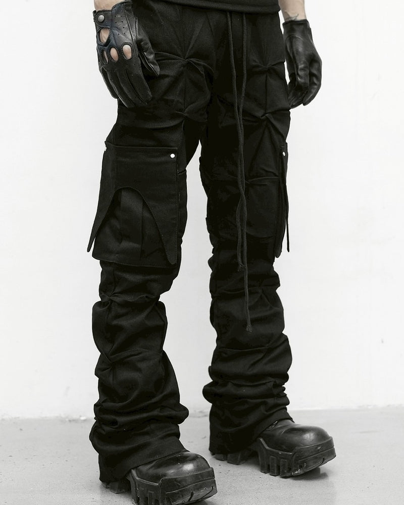 【RICH】Black Expansion Pants