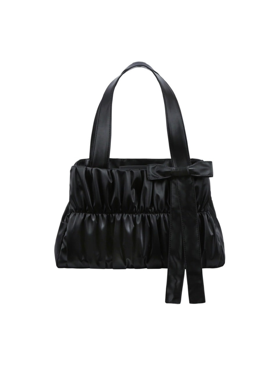 【ODDONEOUT】[ODDONEOUTXthesallyslaw] SHIRRING BAG / 【オッドワンアウト】シャーリングリボンハンドバッグ