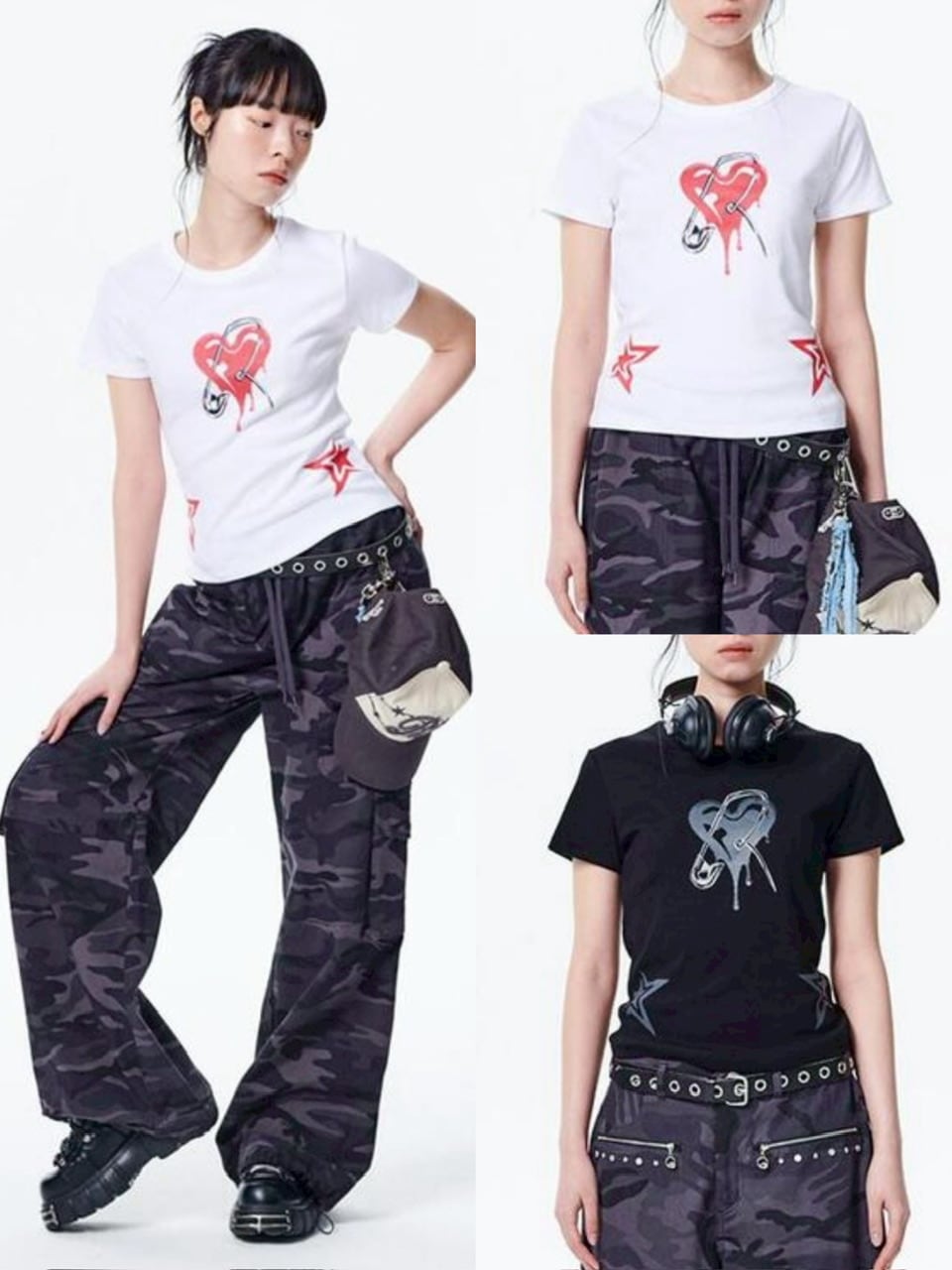 【runningHIGH】MELTING HEART H/S TEE