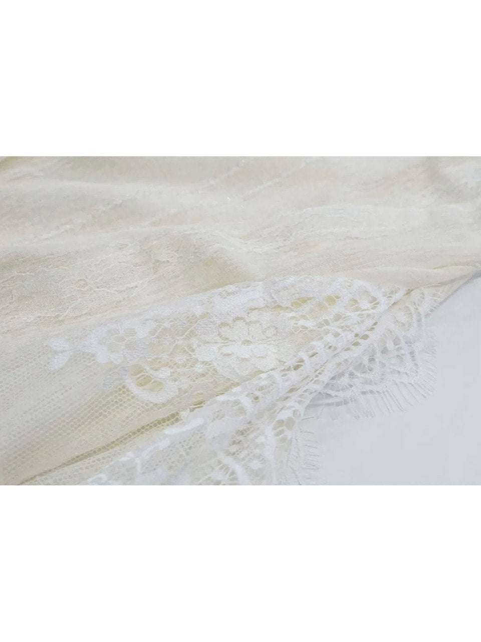 【Cest Nous】Leather lace camisole dress / 【セヌー】レザーレースシアーキャミワンピース