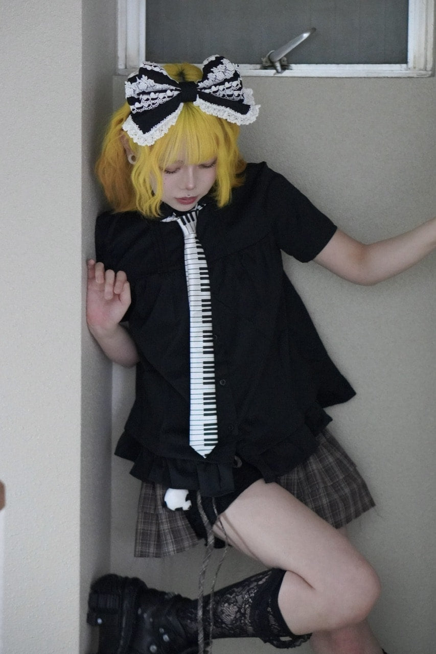 国際配送【Nerd out XU】piano necktie