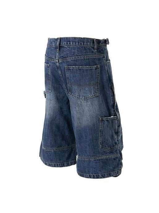 【roaringrad】CARPENTER BERMUDA DENIM PANTS
