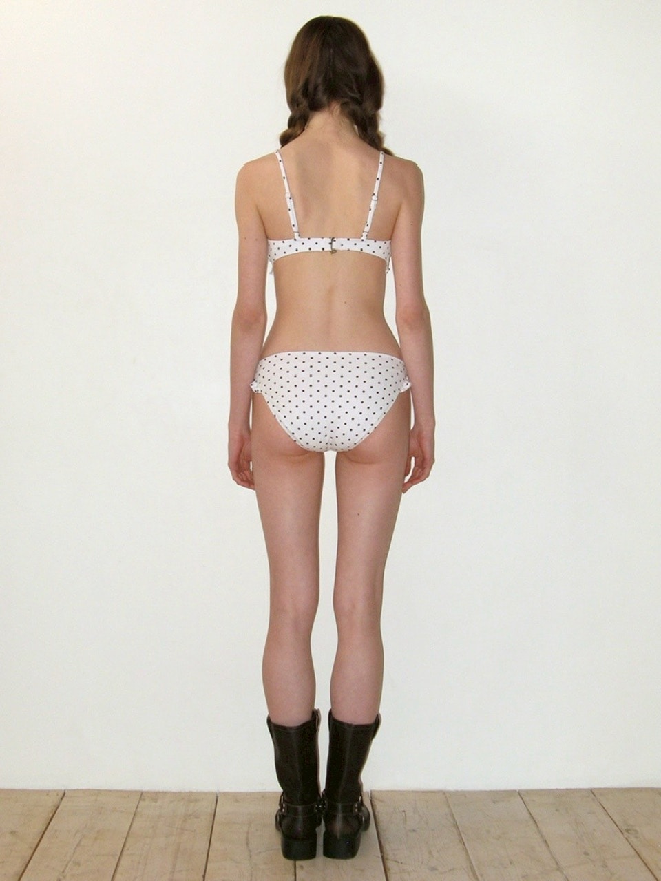 【CRANK】DOT FRILL BIKINI SET