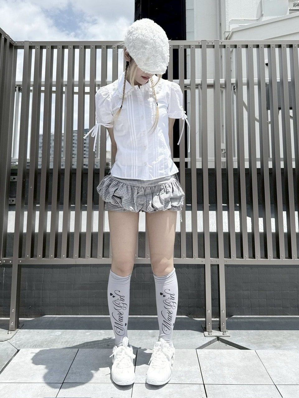 受注制【nmtc +】lettering socks (2color)