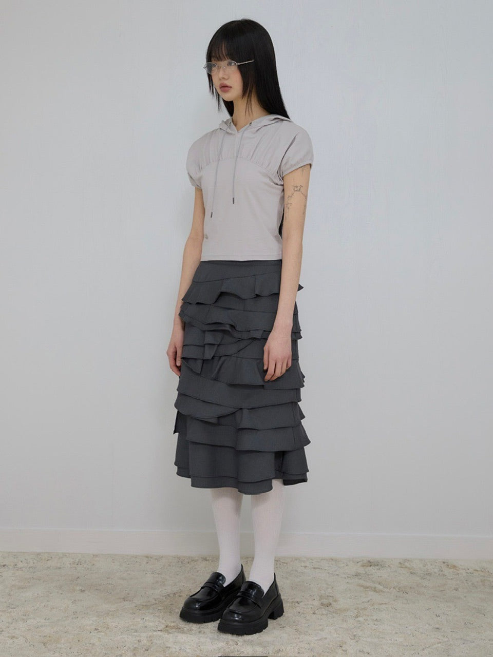 【FLAREUP】Kaya Shirred Hoodie