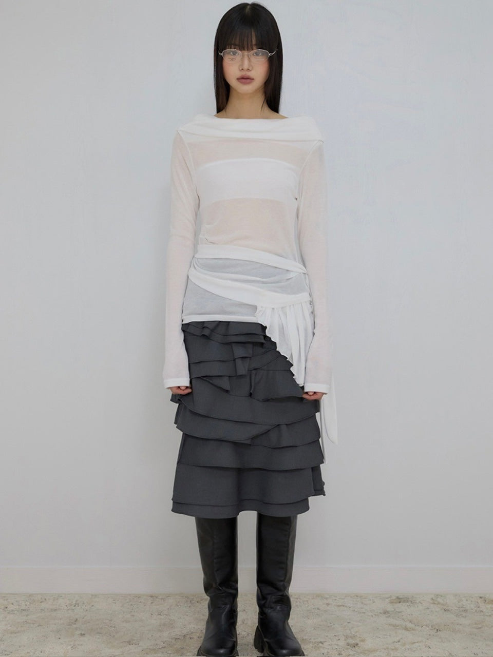 【FLAREUP】Faye Frill Long Sleeve