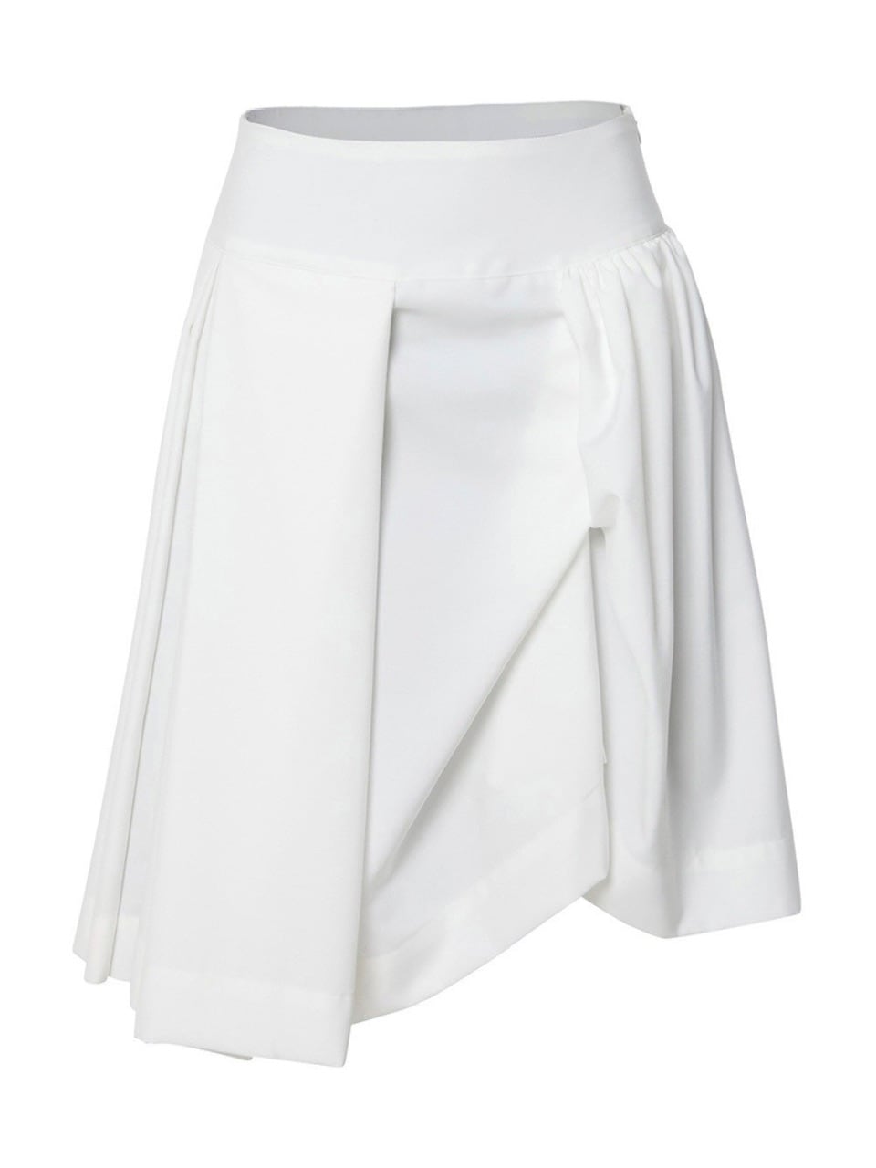 【FLAREUP】Asymmetrical Draped Midi Skirt
