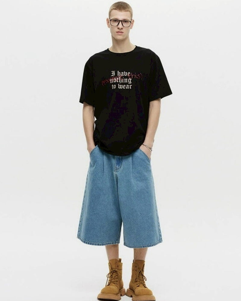 【DNSR】Lettering Half Sleeve Tee