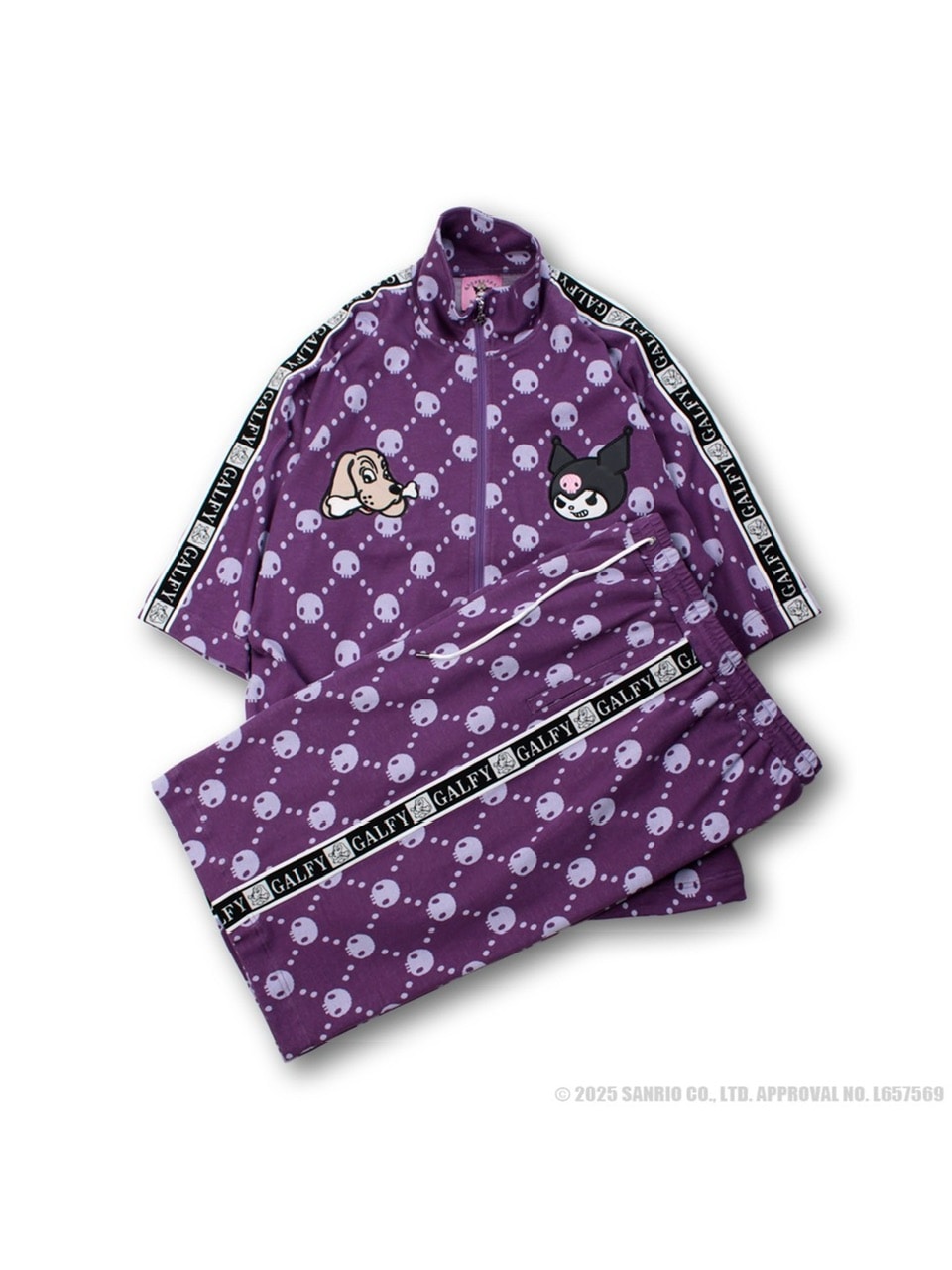 【GALFY×KUROMI】ドクロだらけ夏セットアップ