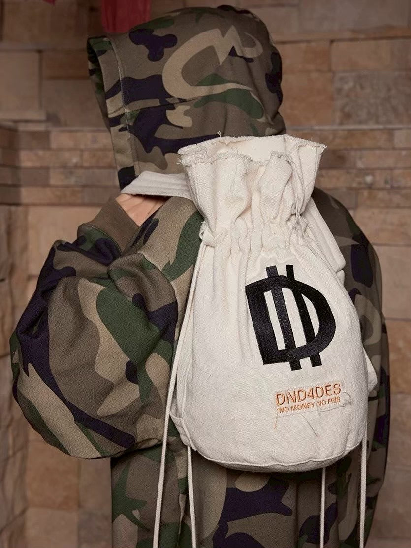 【DND4DES】DND LOGO DRAWSTRING BUCKET BACKPACK