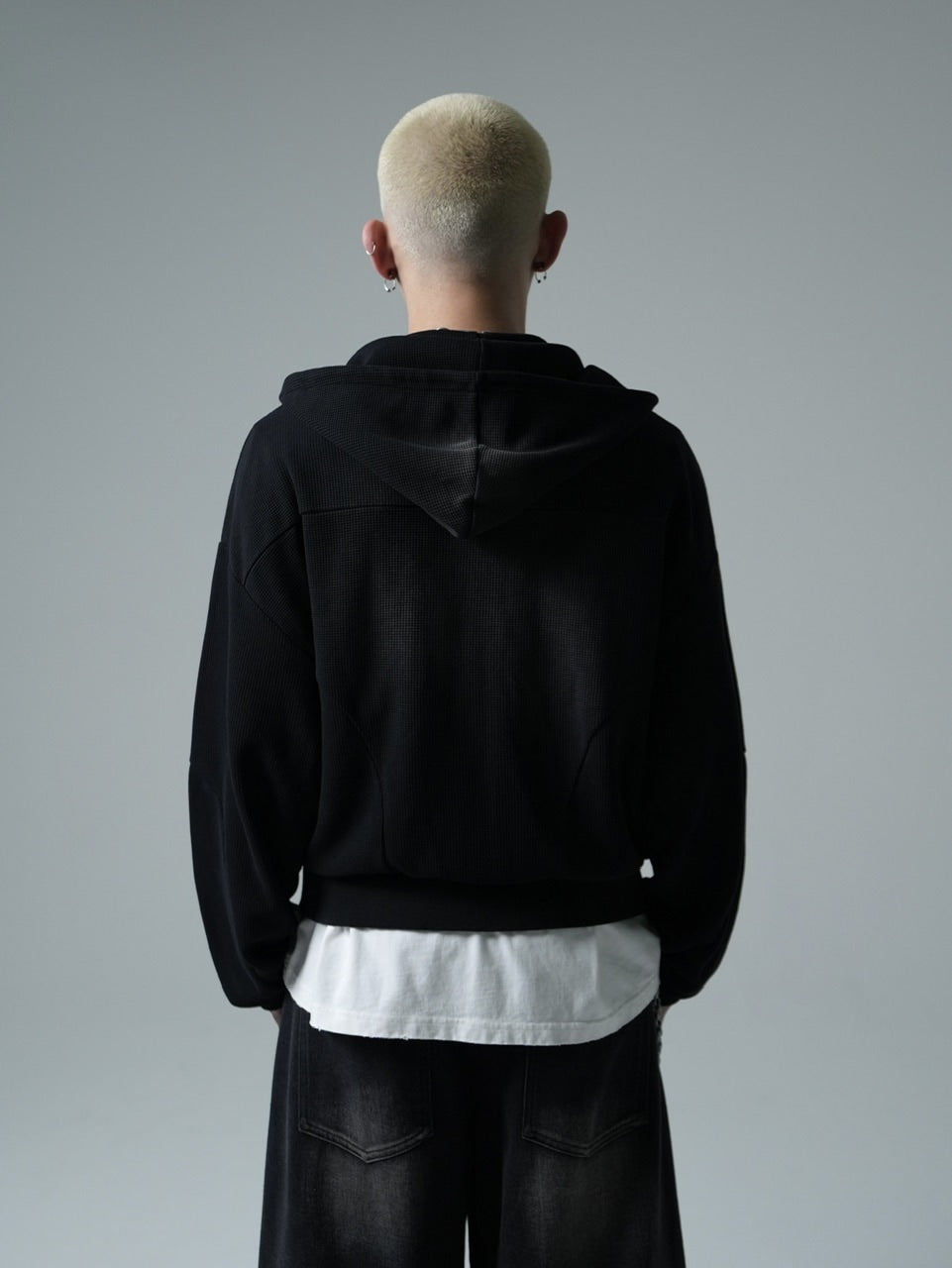 CHIKASHITSU PLUS HIGH】Rust waffle zip up hoodie – PRESSING WEB SHOP