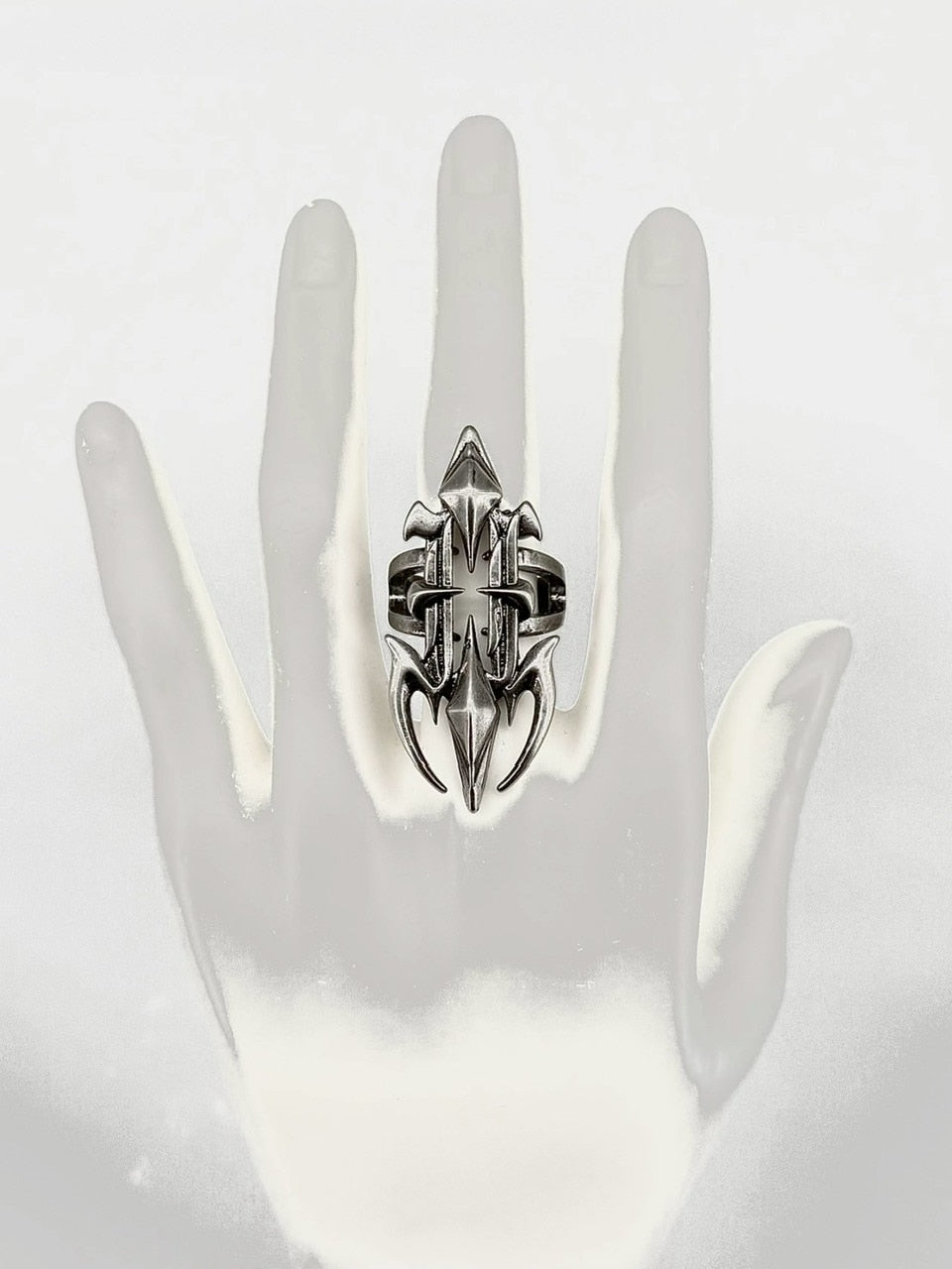 【IIIMIII】Spike Gothic Ring / 【イアミ】スパイクゴシックシルバーリング