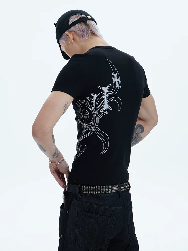 【DND4DES】HONEYSUCKLE CROSS T-SHIRT