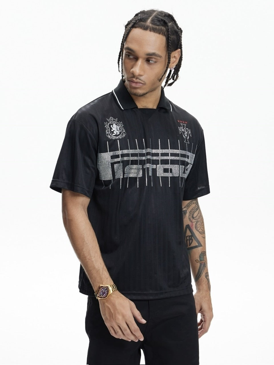 【DND4DES】SLOGAN DIAMOND FOOTBALL SHIRT