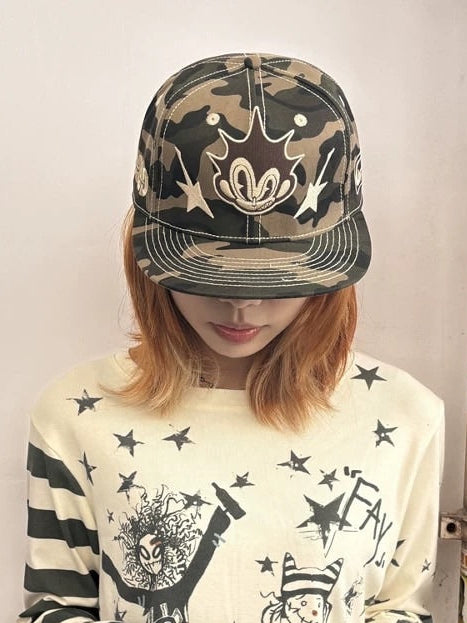 【DND4DES】CAMOUFLAGE DOLL EMBROIDERED HAT
