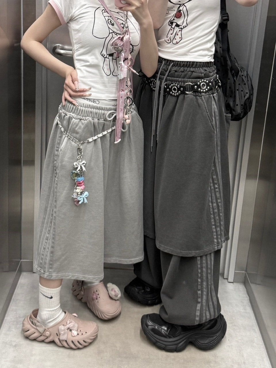 【nmtc+】side line pigment sweat shorts (2color)