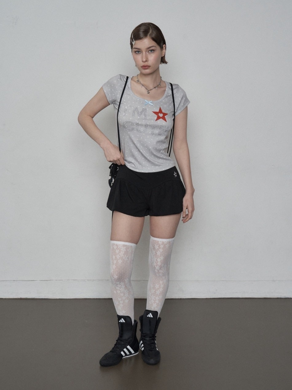 【SETUP‐EXE】VOLUME SHORT PANTS / 【セットアップエグゼ】ボリュームショートパンツ