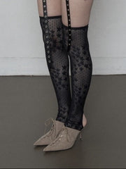 【SETUP‐EXE】STAR HIGH SOCKS / 【セットアップエグゼ】スターハイソックス