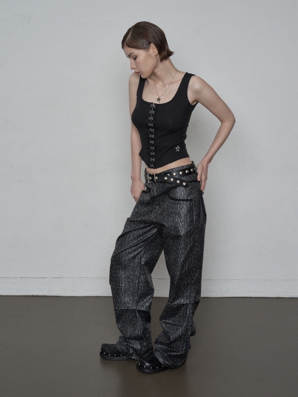 【SETUP‐EXE】CIRCLE RIVET BELT / 【セットアップエグゼ】サークルリベットベルト