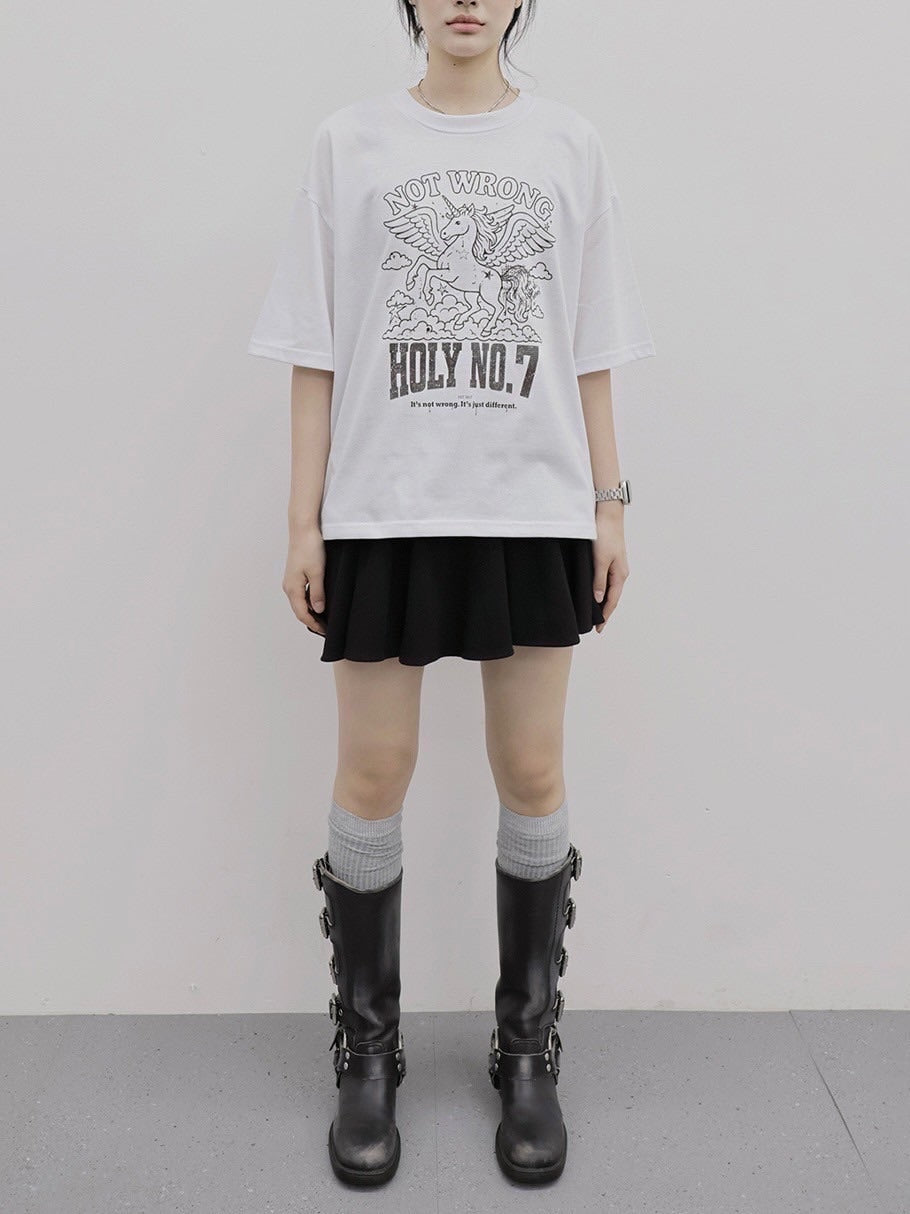 HOLY NUMBER 7】Graphics Archive Short Sleeve T-Shirt 4 – PRESSING