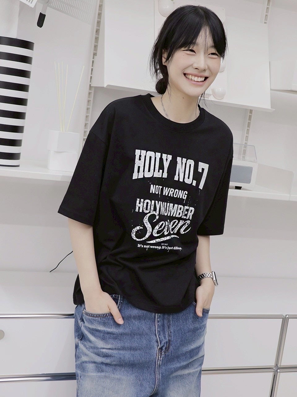 【HOLY NUMBER 7】Graphics Archive Short Sleeve T-Shirt 8 / 【ホーリーナンバー セブン】グラフィックアーカイブ半袖Tシャツ