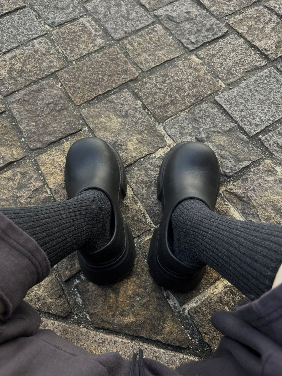 国際配送【LUV CODE】volume sole shoes (2color)