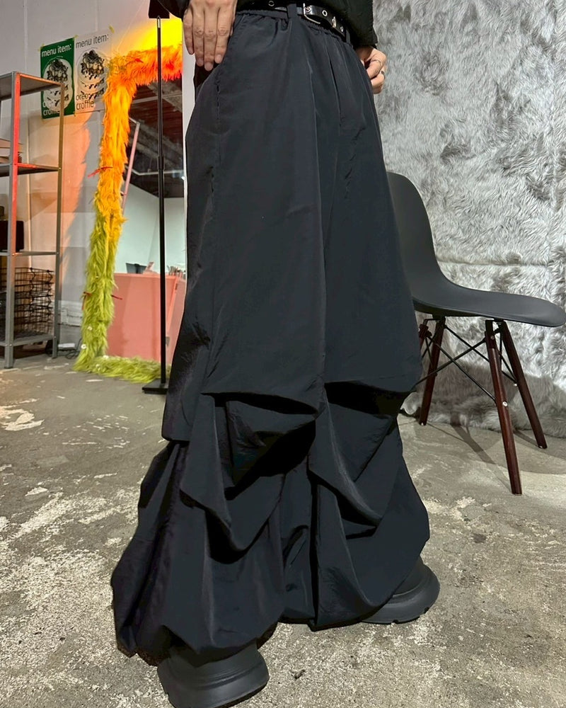 国際配送【LUV CODE】wide tuck pants