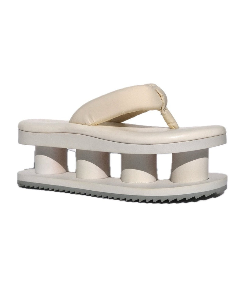 【ESQAPE】WOODEN PLATFORM SANDAL