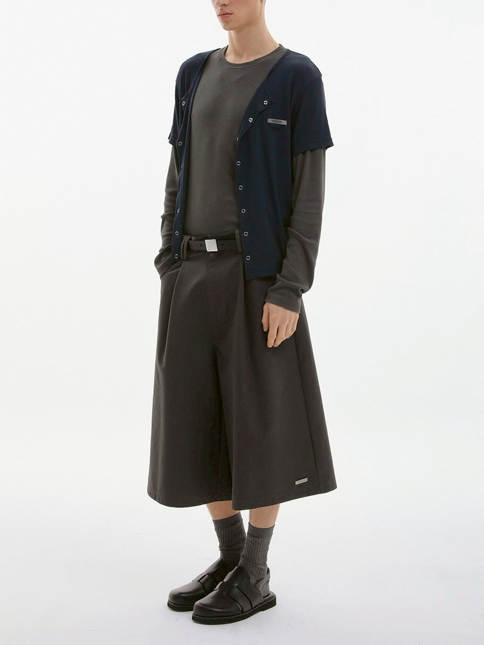 【ESC STUDIO】soft double t-shirt/ 【イーエスシーステュディオ】ソフトダブル長袖Tシャツ