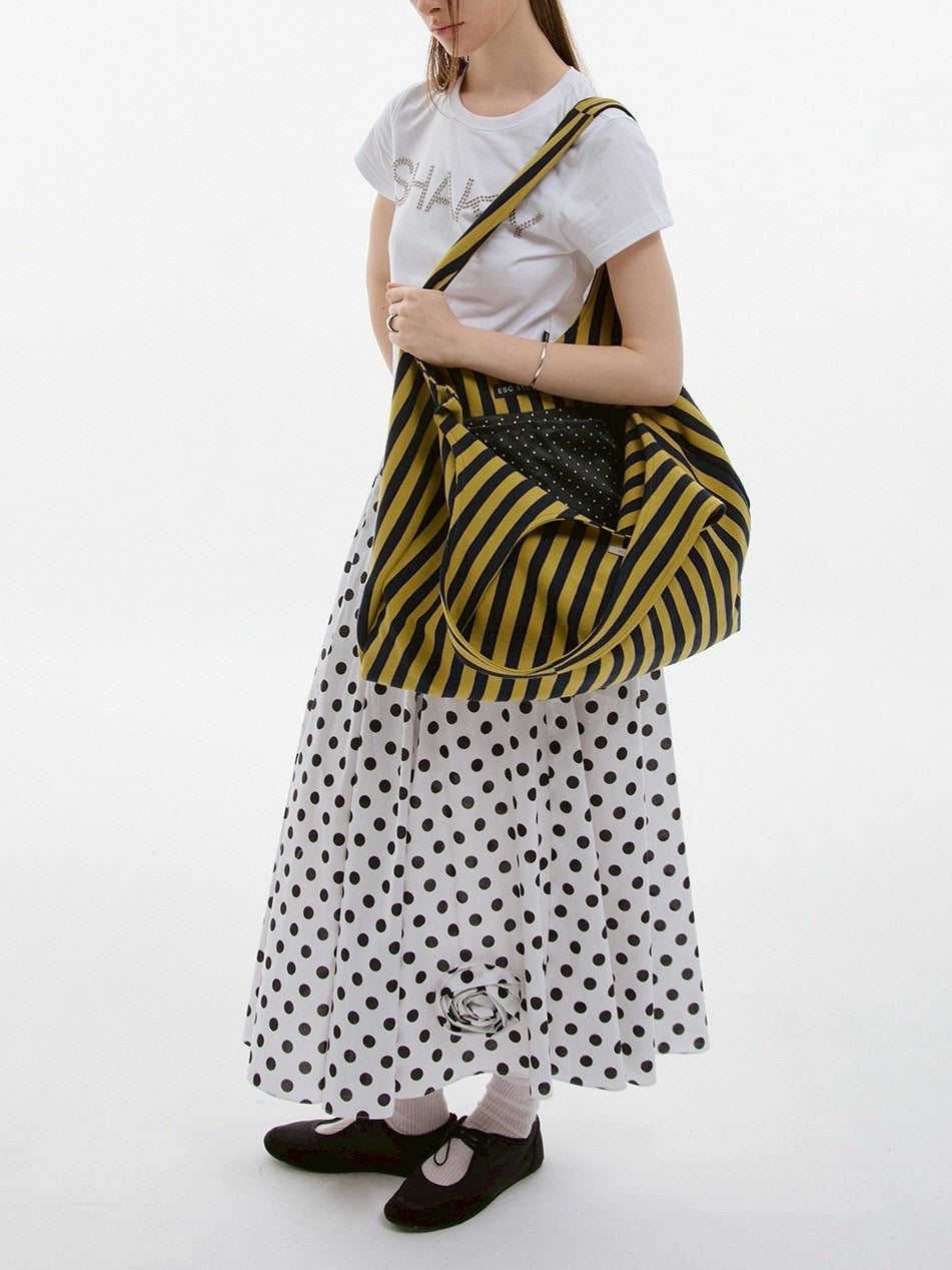 【ESC STUDIO】easy peasy bag/ 【イーエスシーステュディオ】イージーピージートートバッグ