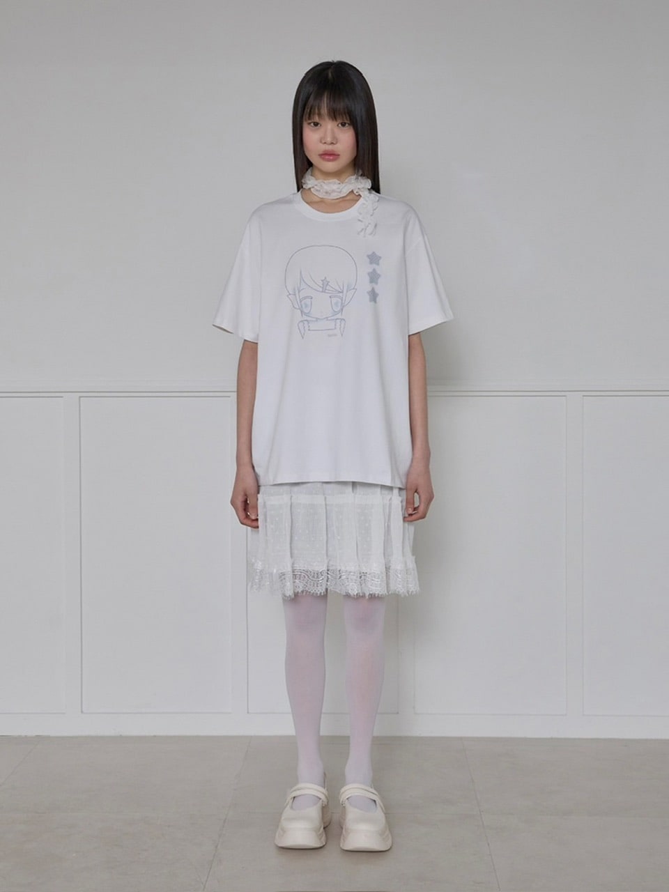 【FLAREUP】Dani T-Shirt (FL-176_ホワイト)