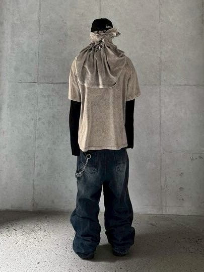 【roaringrad】CRUSADER WASHED OVER T-SHIRT / 【ロアリングラド】クルセイダーウォッシュドオーバー半袖Tシャツ